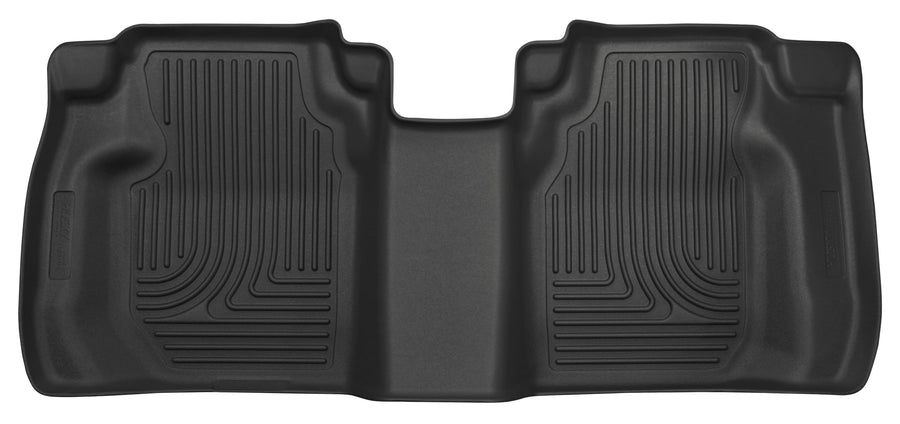 Weatherbeater Husky Liners Floor Mats | Fits 2015-2020 Honda Fit | 2nd Row, 1-pc Black - 12471