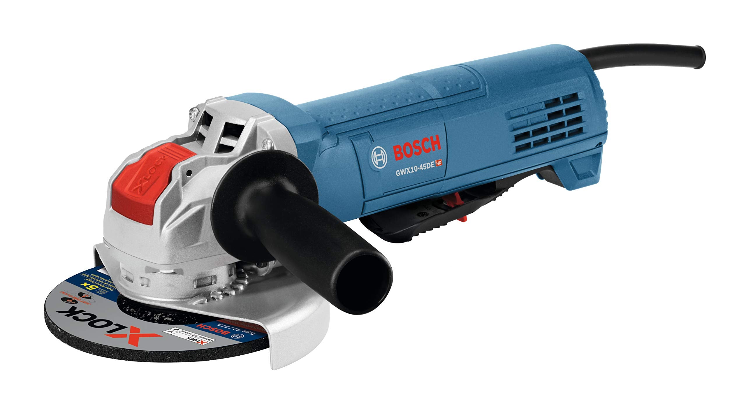 Bosch 4-1/2 In. GWX10-45DE X-LOCK Ergonomic Angle Grinder with No Lock-On Paddle Switch