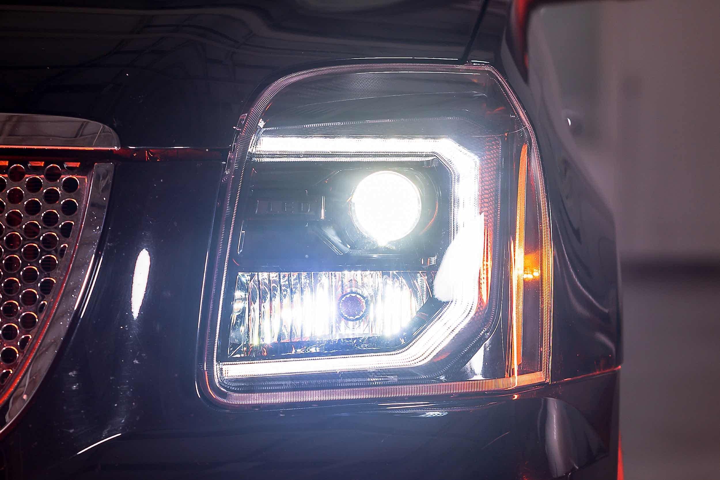Morimoto XB LED Headlights Hybrid, Plug and Play Headlight Housing Upgrade for GMC Yukon (09-14), DOT Approved LED Assemblies (1x LF557)