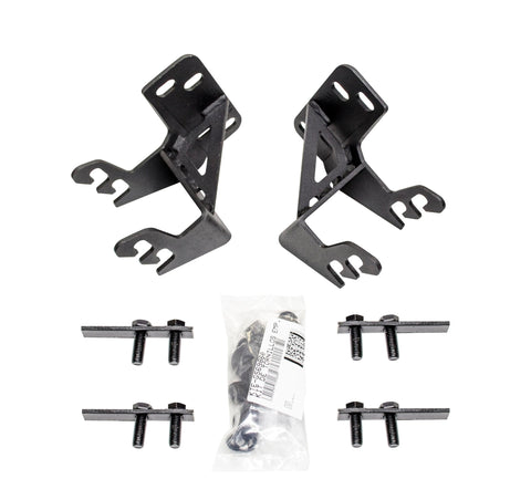 Mounting Bracket Kit Go Rhino for RC4 Bull Bar or RC3 Skid Plate | Mild Steel, Textured Black | 568960TK | Fits 2011-2016 Ford F-250, F-350, F-450 Super Duty