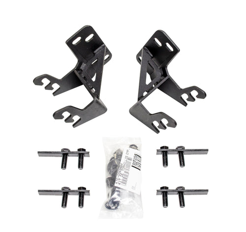 Mounting Bracket Kit Go Rhino for RC4 Bull Bar or RC3 Skid Plate | Mild Steel, Textured Black | 568960TK | Fits 2011-2016 Ford F-250, F-350, F-450 Super Duty