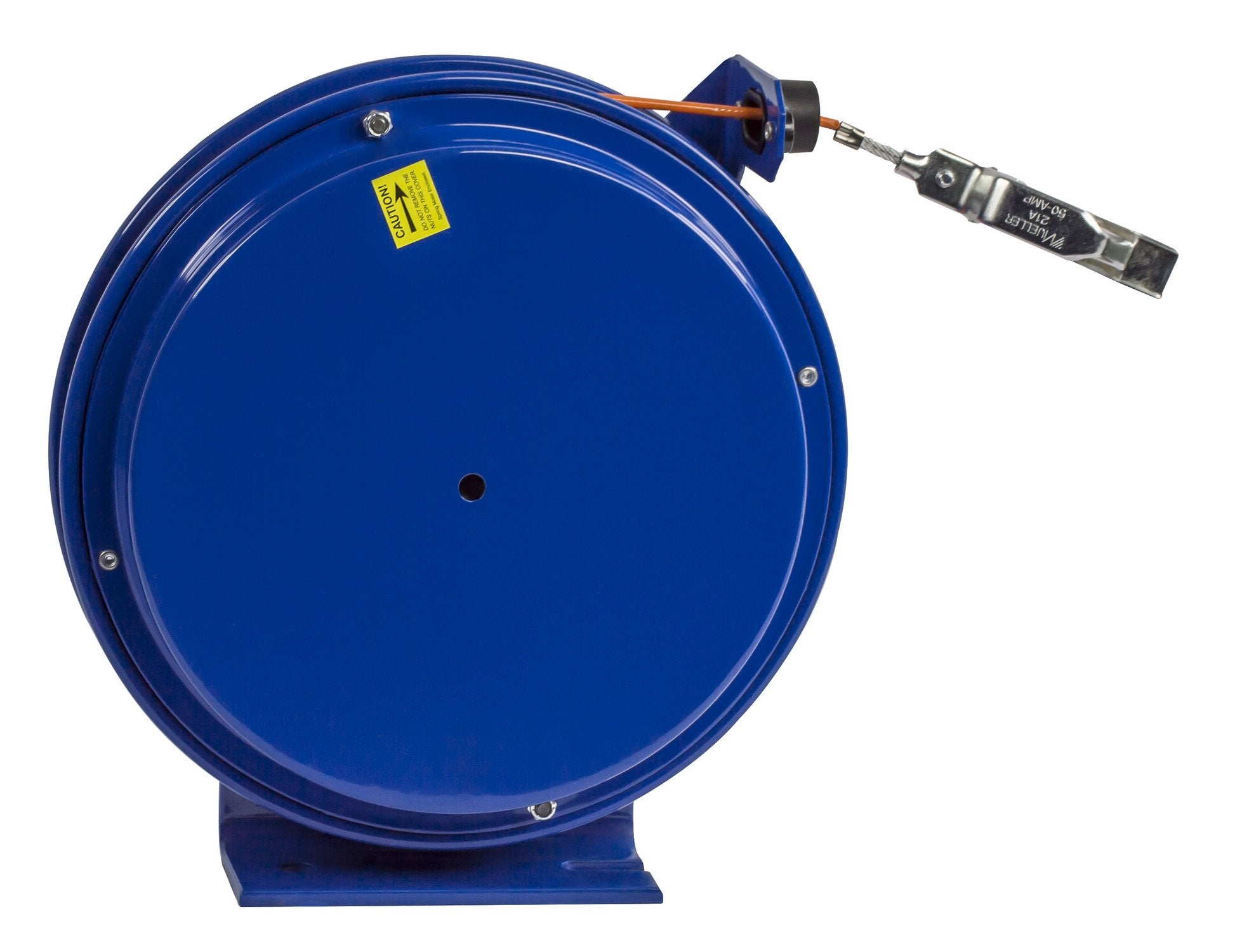Coxreels | Retractable Static Discharge Cable Reel SD-50 | EZ-SD Series | Grounding Reel for Electrical Work | Non Combustible Grounding Reel | Stainless Steel Cable | Fits 50' Hose | 11"x3.88"x11.5"