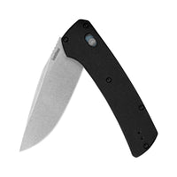 Kershaw Folding Layup Pocket Knife, 3.4 inch D2 Steel Blade, Duralock Locking Mechanism, Pocketclip