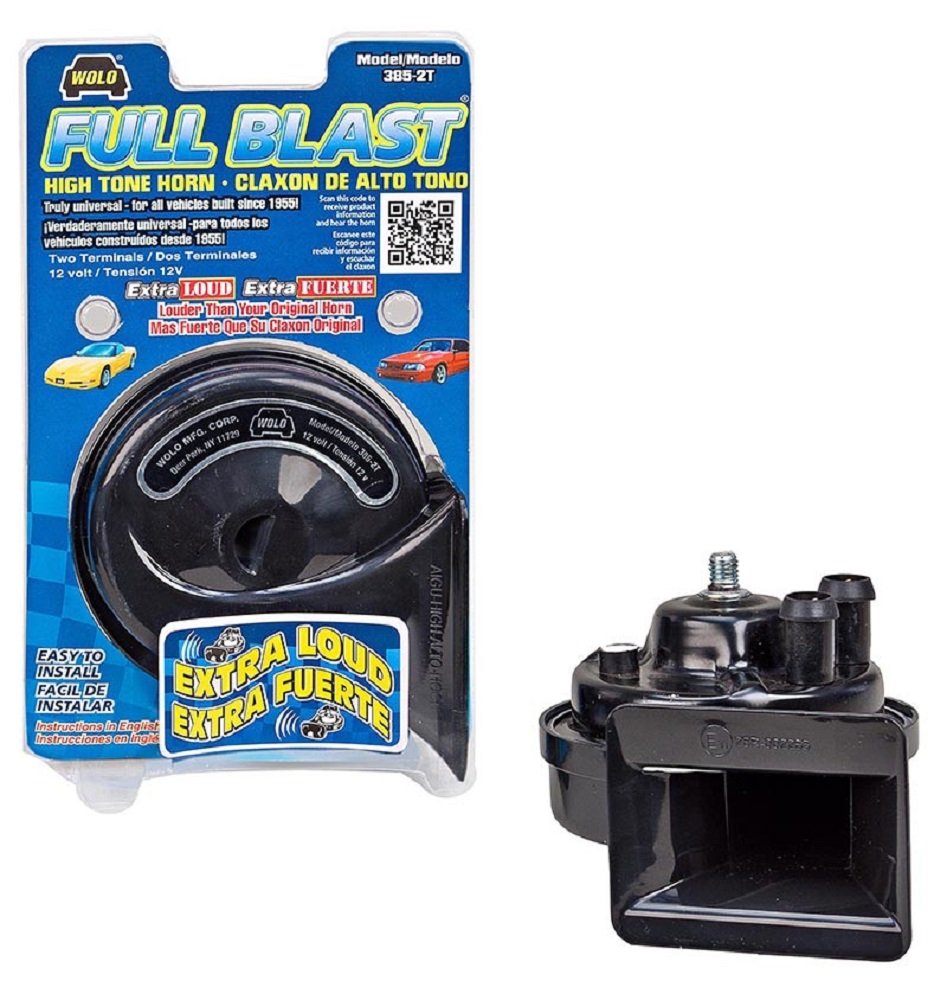 Full Blast Horn Wolo (385-2T) - 12 Volt, High Tone