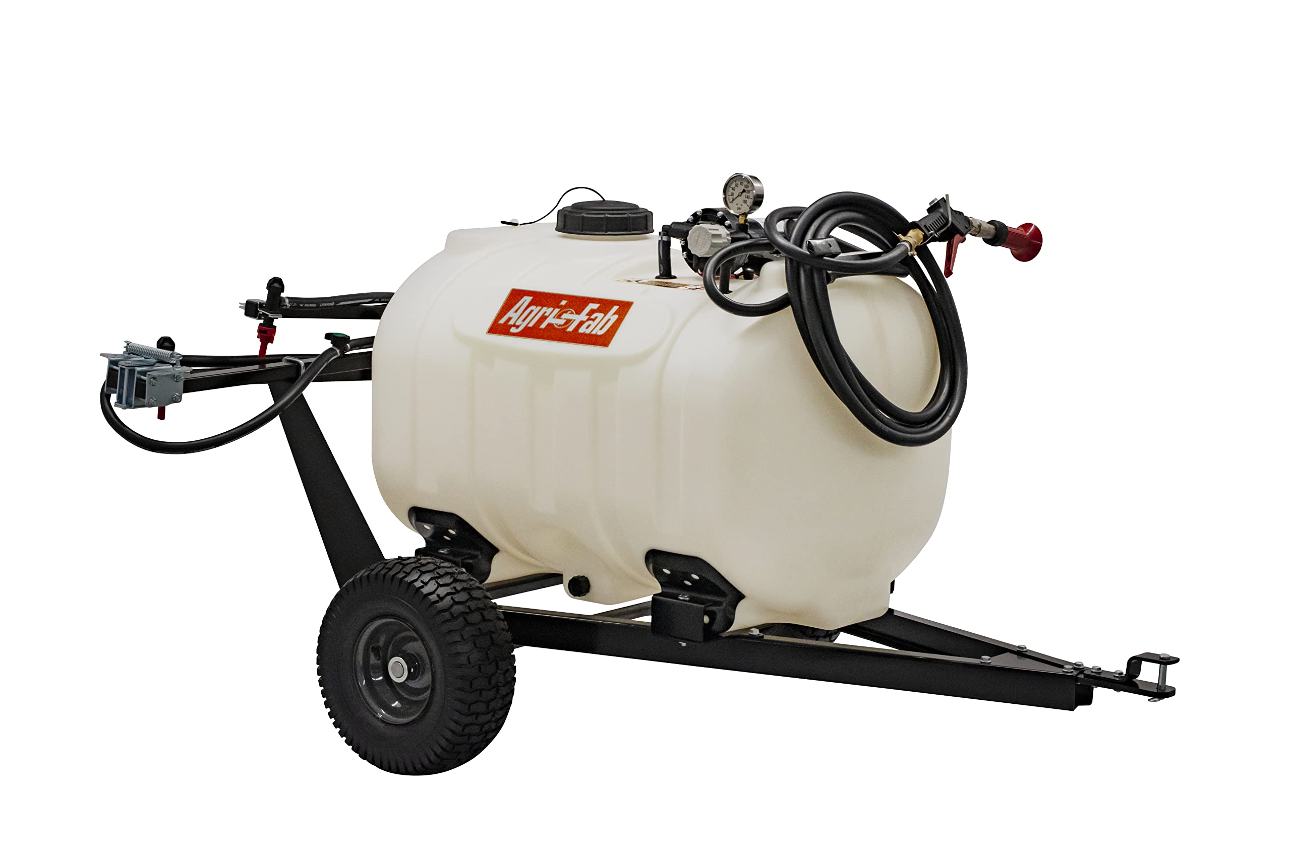 Tow-Behind Agri-Fab 45-0590 Sprayer with Boom and Spray Wand 60 - Gallon Capacity, 4 GPM, 100 PSI Pump