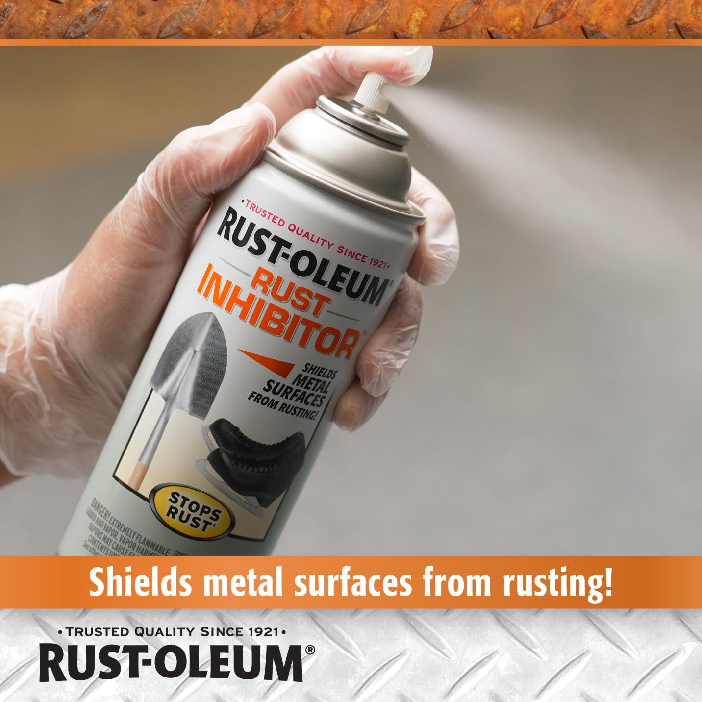 Rust-Oleum Stops Rust 224284 Rust Inhibitor Spray, 10.25 oz