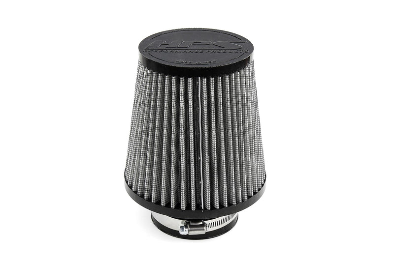 HPS 3.25" ID Performance Air Filter, 6.12" Element Length, 7.87" Overall Length, Gray, HPS-4332