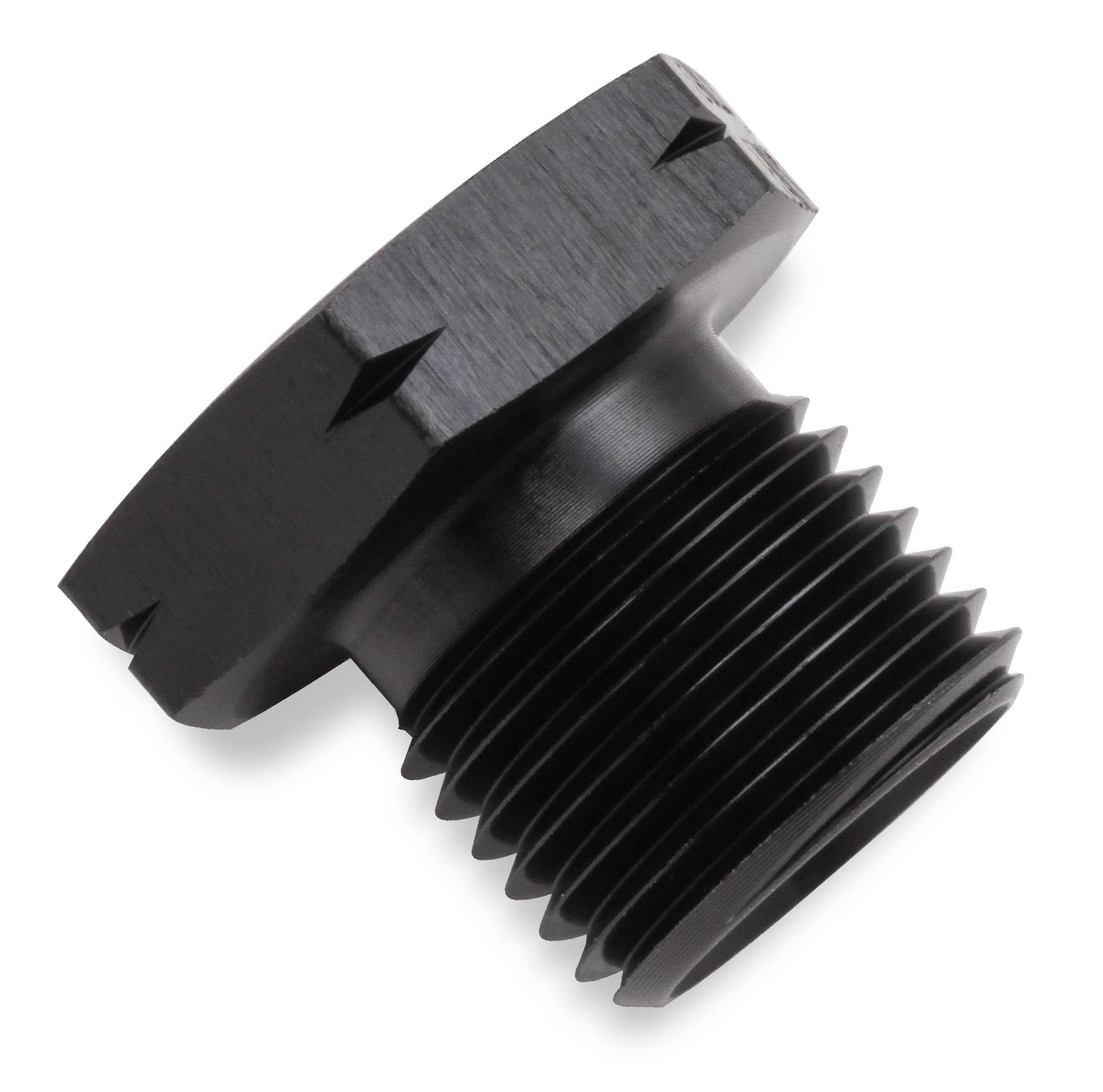 GM LS Earl's AT9919AUJERL Oil Pressure Gauge Adapter Fittings - Black