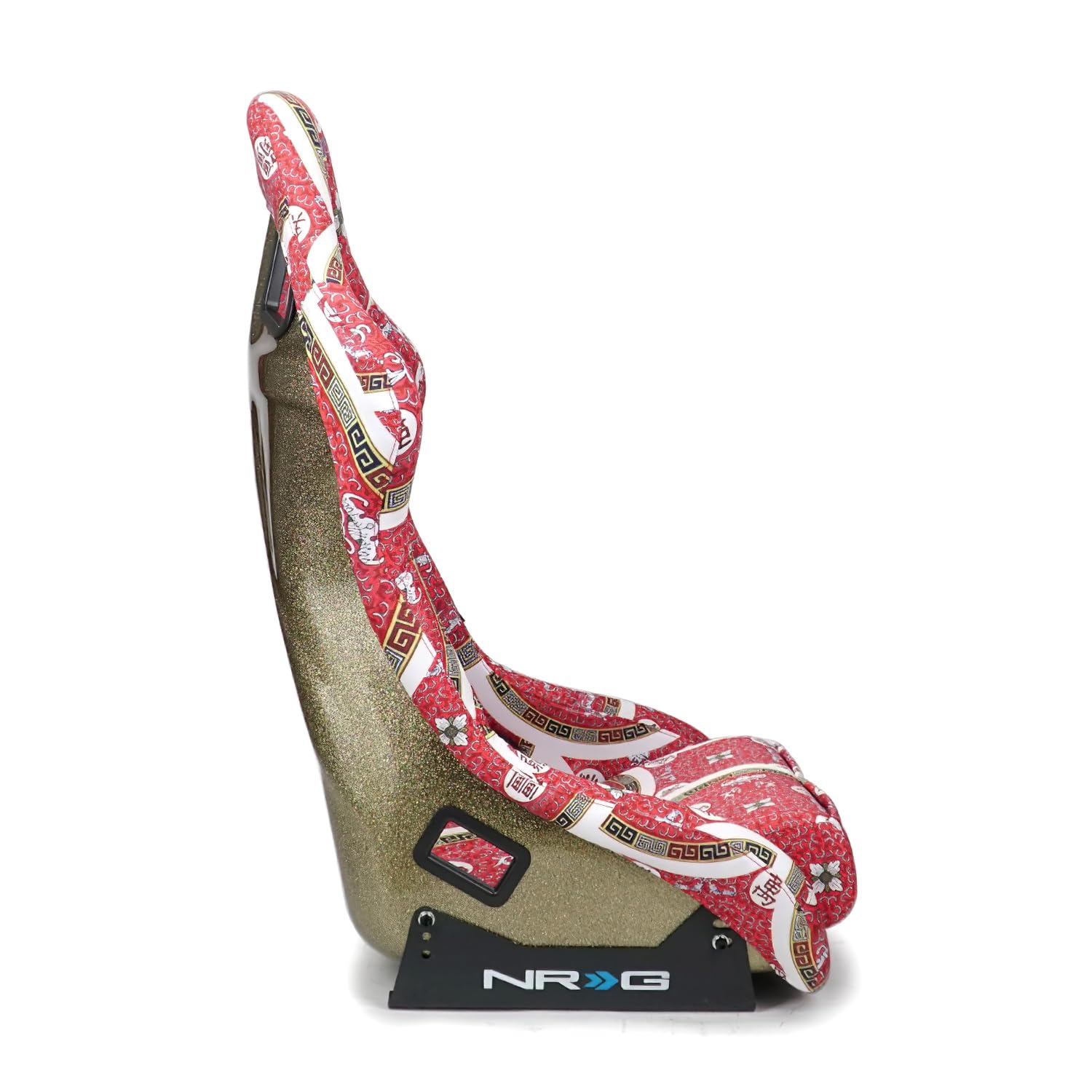 NRG Innovations Left, Right Front Prisma Fixed Back Bucket Racing Seat Compatible With Vehicle with Aftermarket Seat Brackets, 24" W X 36" H X 18" D, NRG-FRP-302-DYNASTY