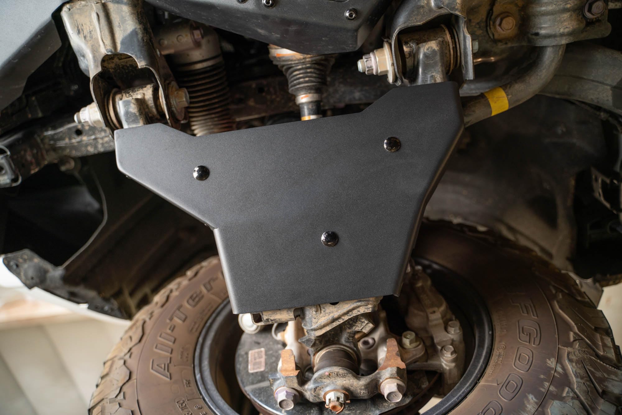 A-Arm Skid Plates DV8 Offroad for 2024 Toyota Tacoma | Double Thick Front End for Maximum Protection | Included Carriage Bolt Hardware | Fully Bolt-On Installation | 5mm Steel | Sold as a Pair