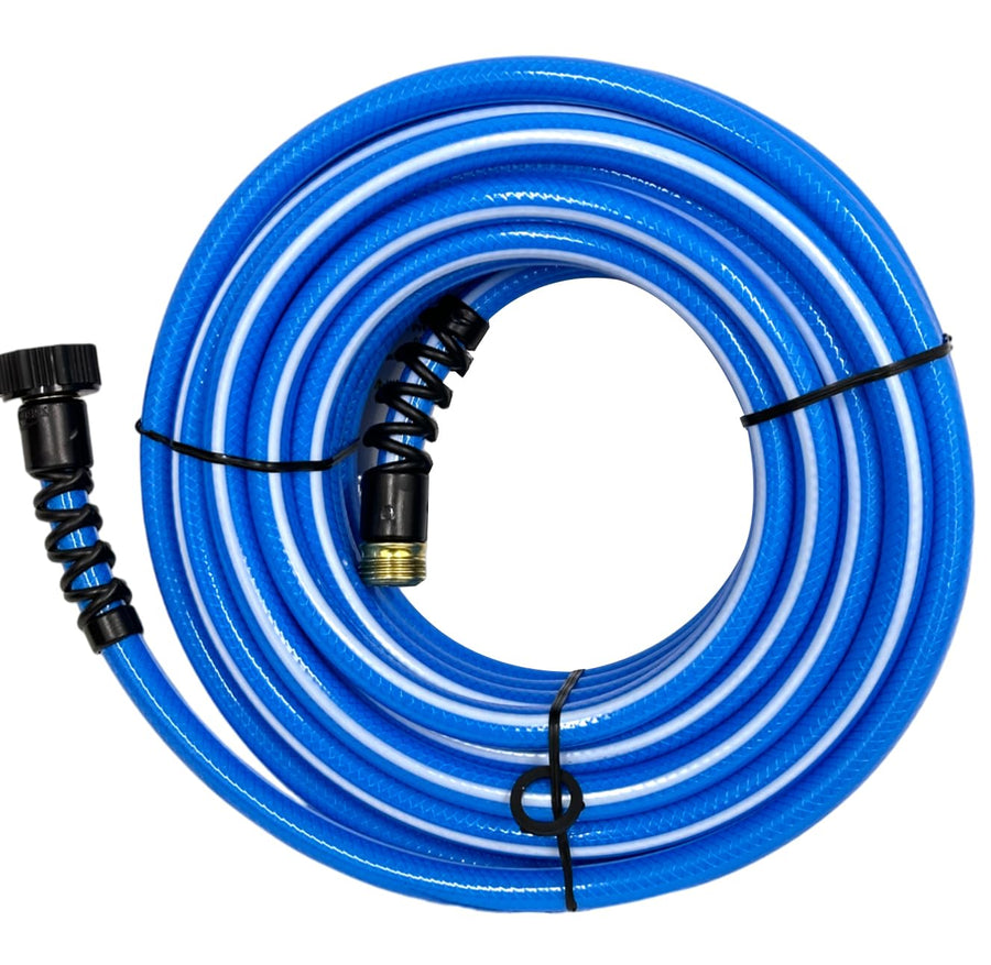 Valterra High Pressure AquaFresh Drinking Water Hose, Water Hose Hookup for RV - 1/2" x 50', Blue