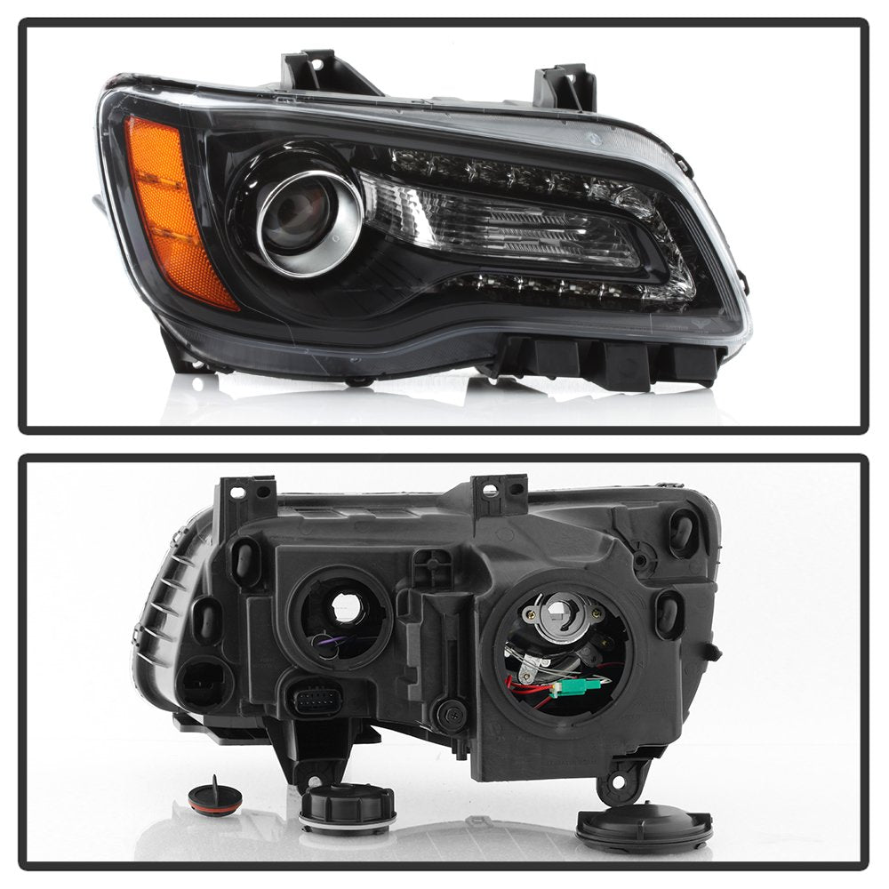Headlight Xtune HD-JH-CHR30011-OEBK-R, 1 Pack