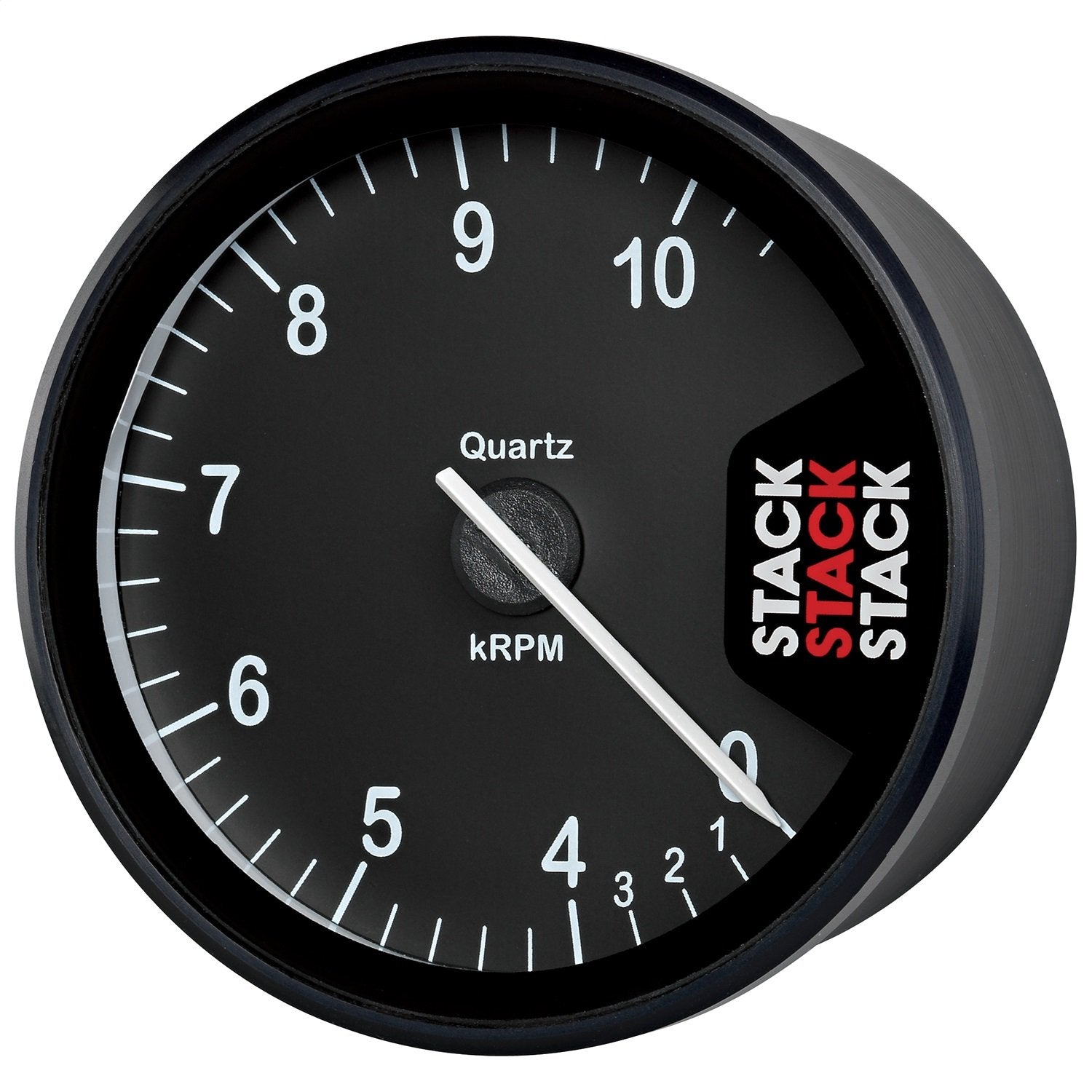 Clubman Stack ST200-04105 Black 80mm 0-4-10.5k RPM Tachometer