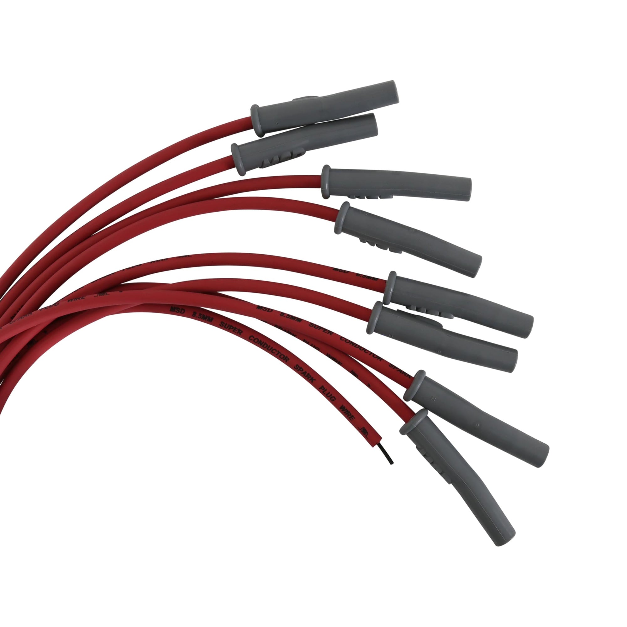 Super Conductor MSD 31859 Spark Plug Wire Set, Red