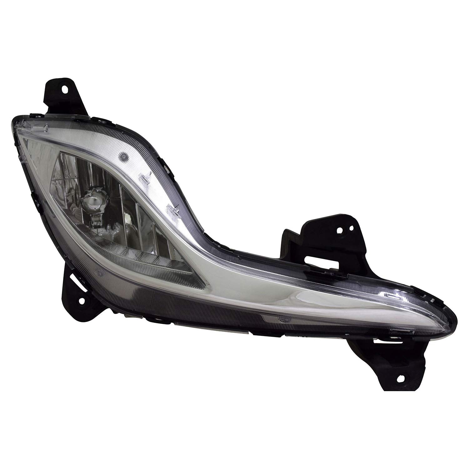 Right TYC Fog Light Assembly Compatible with 2011-2015 Hyundai Santa Fe