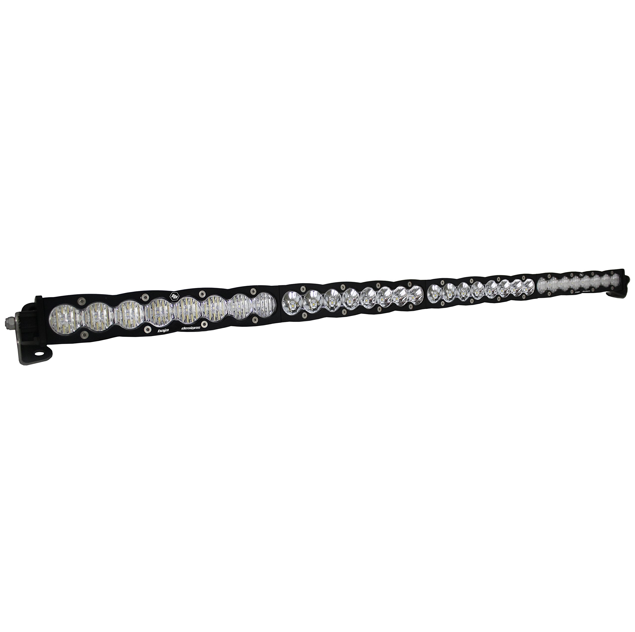 Baja Designs 40" S8 LED Light Bar - Slim Off-Road LED Light Bar for Trucks, Wranglers, 4x4, UTV, ATV - Amber Backlight (Driving/Combo; Clear Lens)