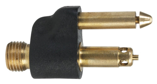 Moeller Marine NPT Fuel Tank Connector (Mercury, 1/4", Male, Two Prong Clip Style, 1998 and Newer Engines), Model: 033477-10
