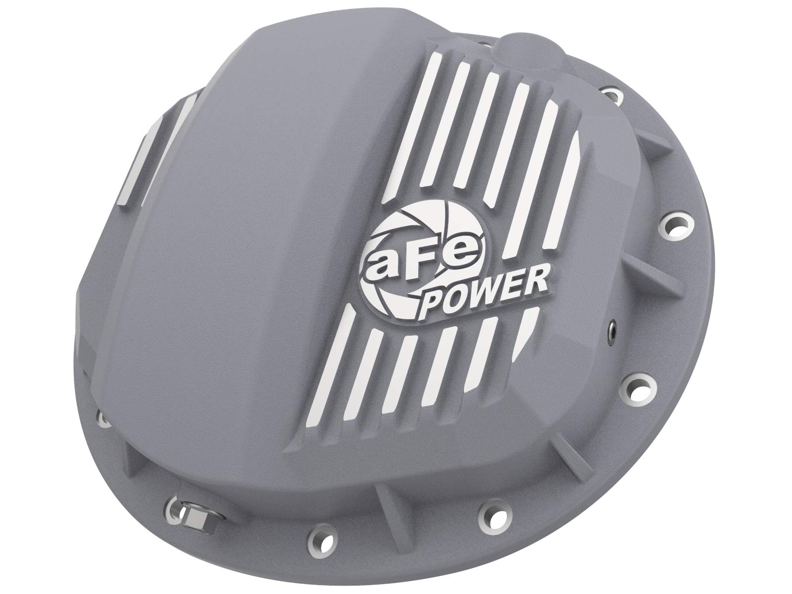 aFe POWER Rear Differential Cover Street Series Raw w/Machined Fins - #46-71140A - GM Gas Trucks/SUV's 19-24 (GMCH 9.5)