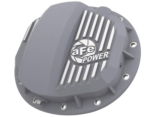 aFe POWER Rear Differential Cover Street Series Raw w/Machined Fins - #46-71140A - GM Gas Trucks/SUV's 19-24 (GMCH 9.5)