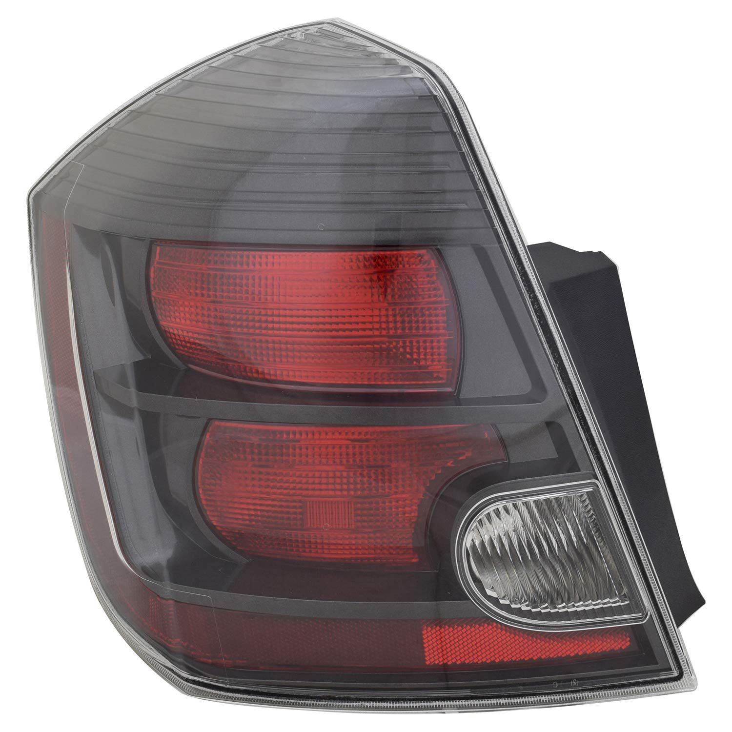 Left TYC Tail Light Assembly Compatible with 2010-2012 Nissan Sentra