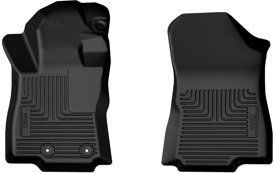Husky Liners X-act Floor Mats Contour | Fits 2025-2026 Subaru Forester | Front Row, 2-pc Black - 55151