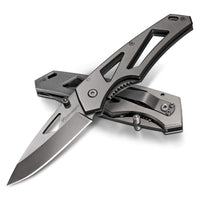 Kilimanjaro 6-Inch Vertice Folding Knife – 2.6" Drop Point 7Cr17MoV Stainless Steel Blade, Titanium Nitride Finish, Dual Thumb Stud, Liner Lock – 910061