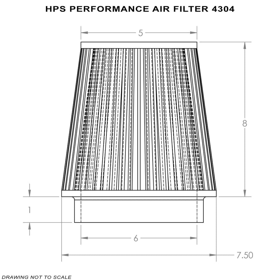 Air Filter HPS Performance (HPS-4304)