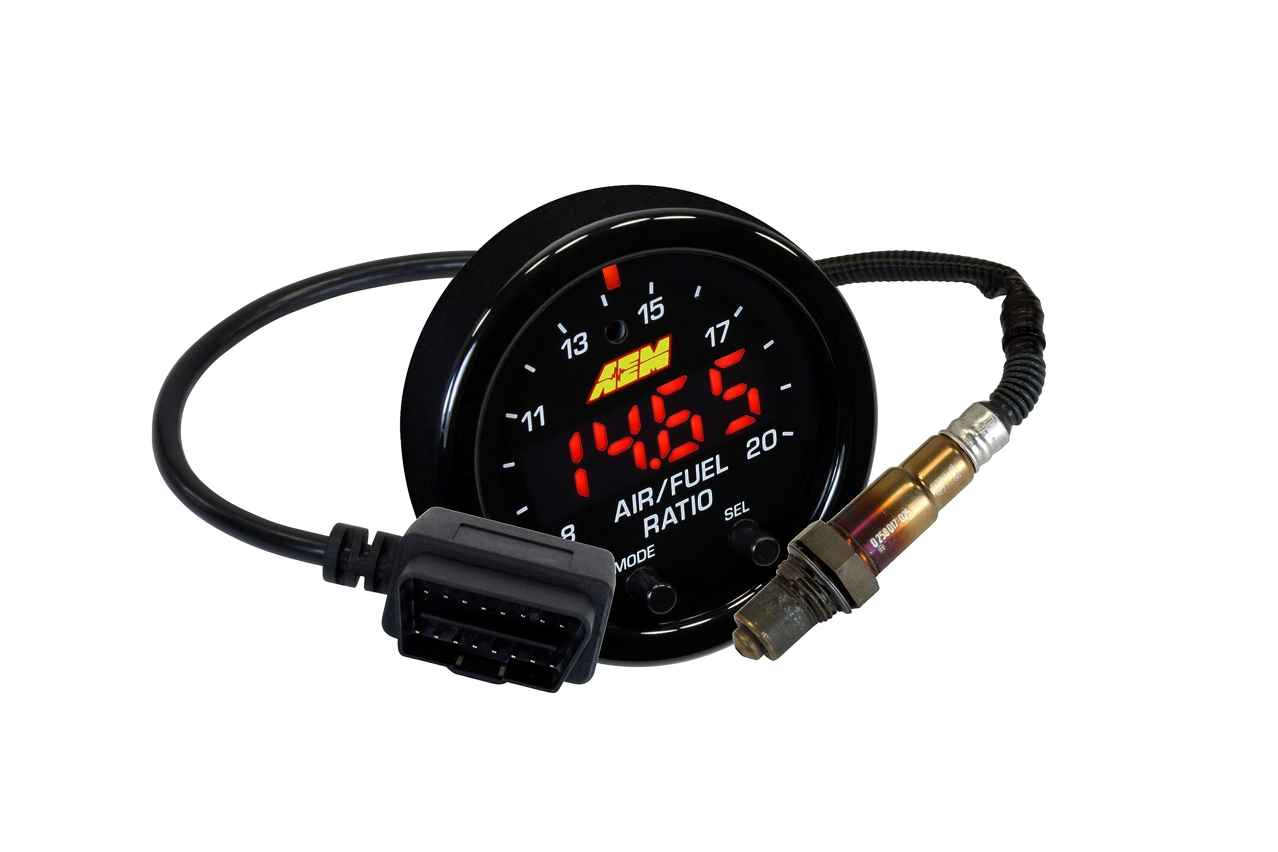 30-0334 Aem Afro Sensor Controller (X-Series Wideband Ugo Gauge With Obie Connectivity) 2.0625 x 0.825 inches