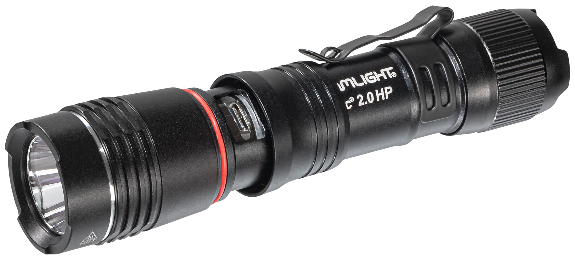 ProTac 2.0 HP Streamlight 2000-Lumen 85000 Candela Rechargeable High Performance Multi-Functional Tactical Flashlight, Black