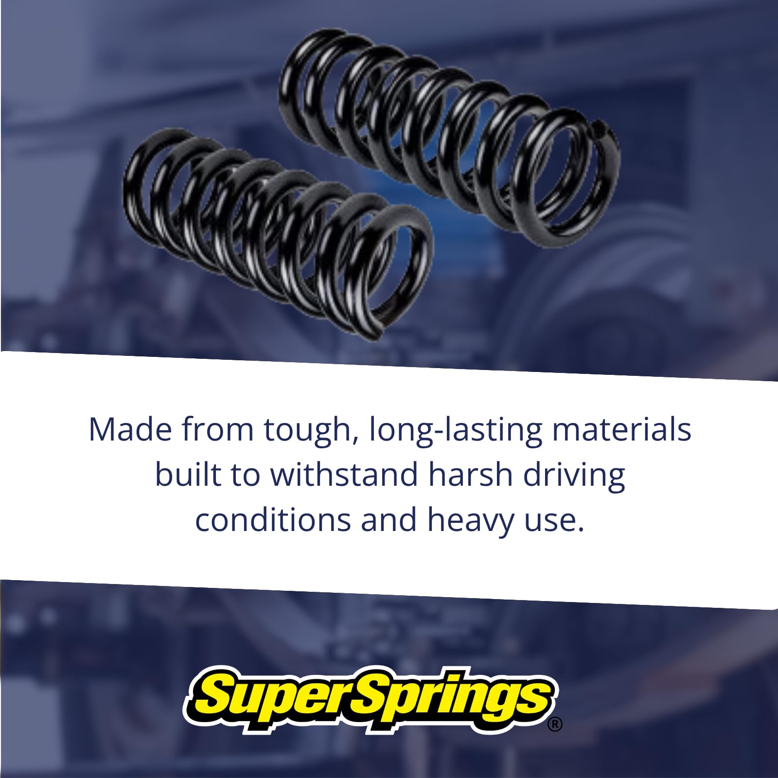 SuperSprings SSC-14 | For Chevrolet Express 3500|4500, GMC Savana 3500|4500 SuperCoils, black