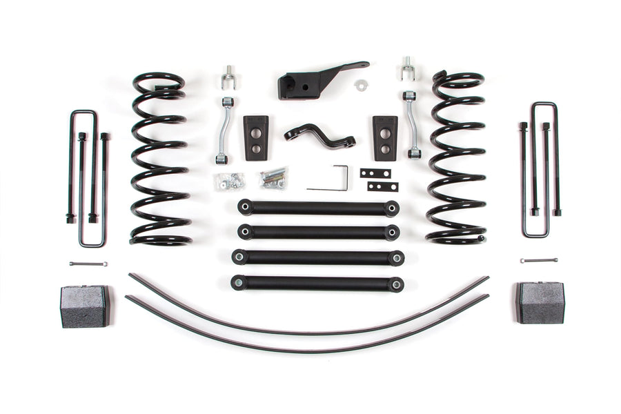 1994-1999 Dodge Ram 1500 4WD Zone Offroad ZOND44 | 5 inch Full Coil Spring Suspension Lift Kit (Front & Rear) | No Shocks