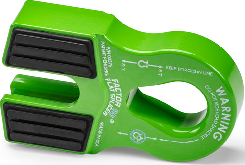 Flat Splicer Factor 55 Low-Profile Design for Synthetic Rope, Fits Synthetic Rope up to 1/2" - Green