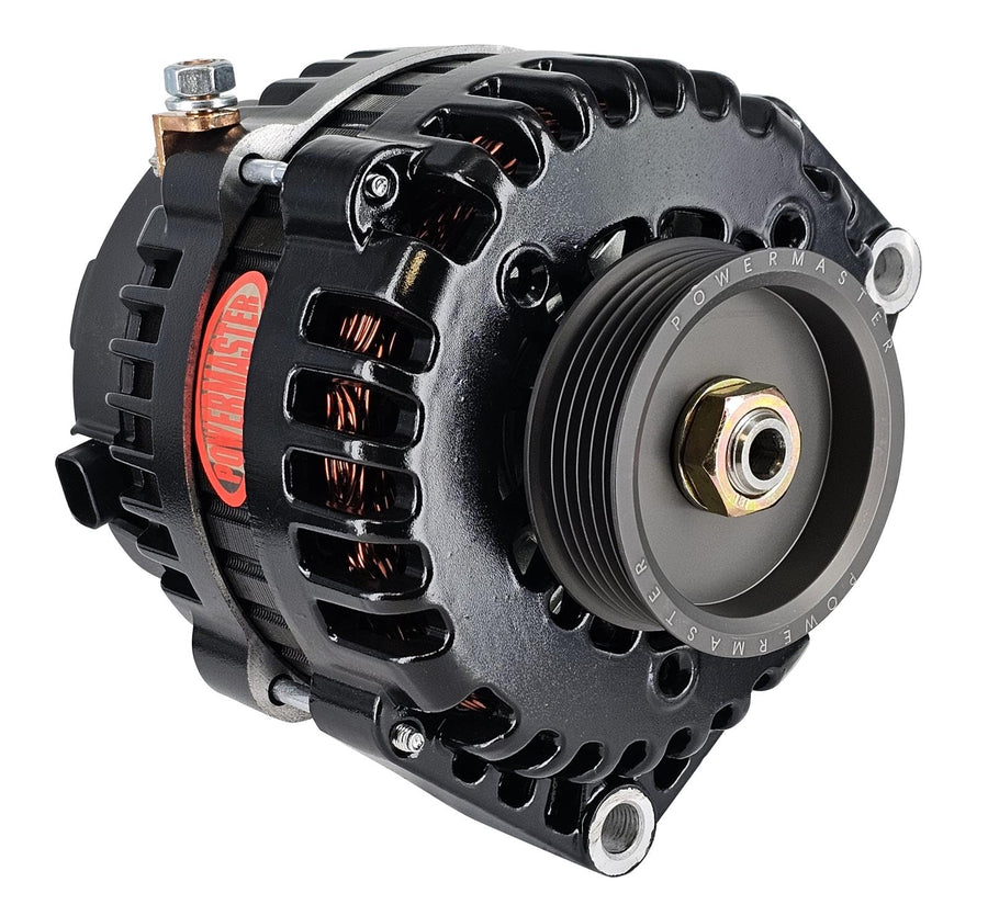 Alt GM AD244 Powermaster Black 220A 3" 6 grv Under Drive Pulley w/2 pin FR-L VR