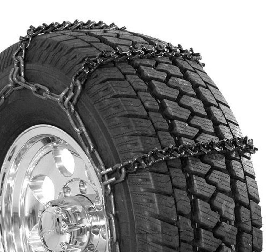 Quik Grip SCC QG3829 Wide Base V-Bar Type RD Light Truck Tire Traction Chain - Set of 2