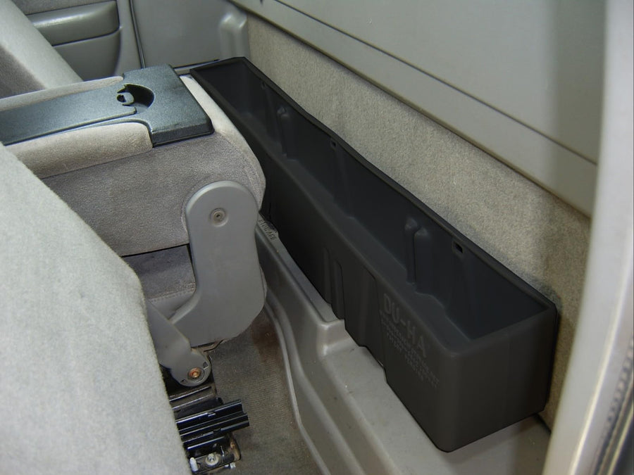 Behind-the-Seat DU-HA Storage Fits 99-07 Chevrolet/GMC Silverado/Sierra Regular Cab, Black, Part #10026