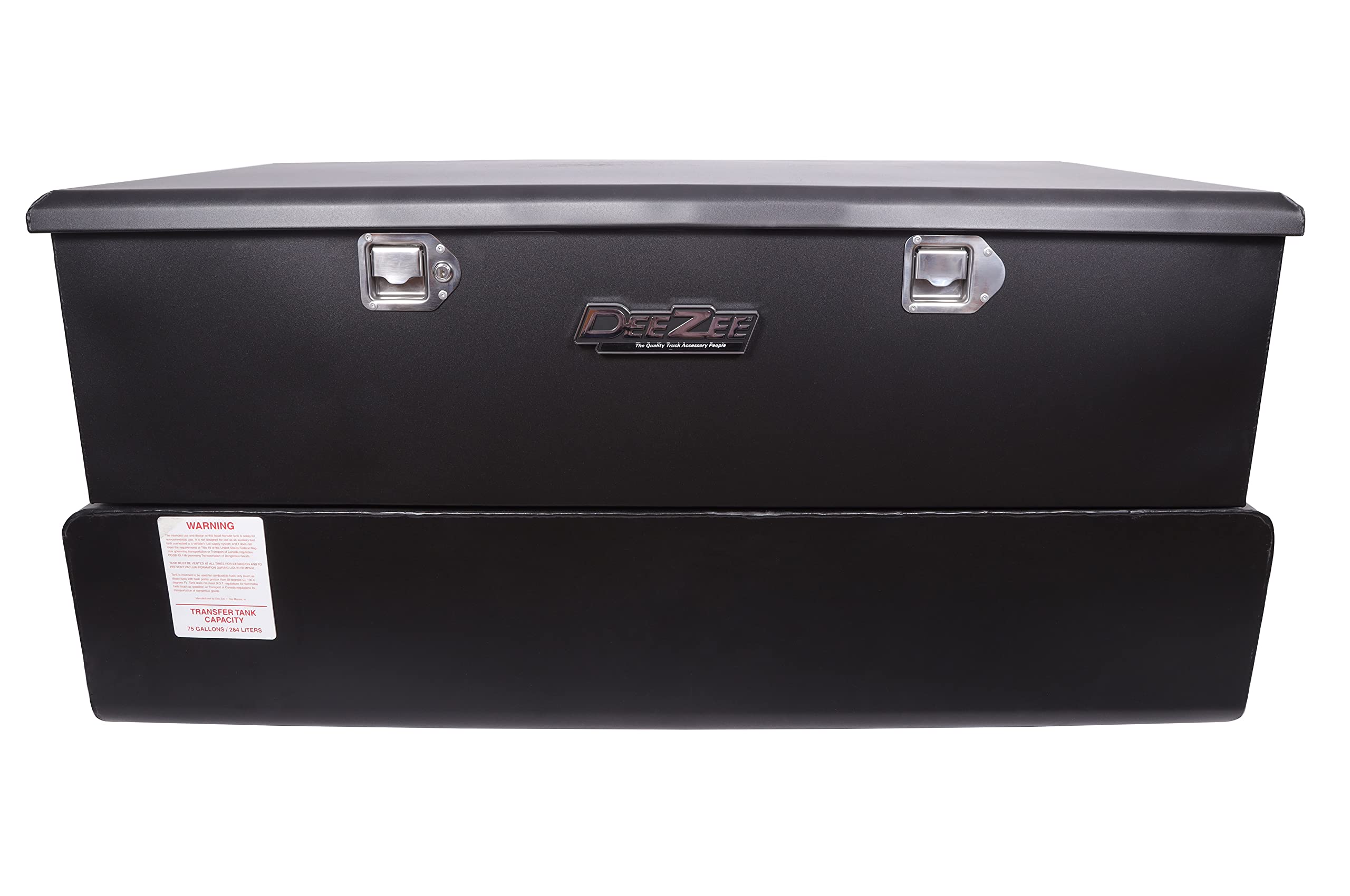75 Gallon Dee Zee DZ92856SB Black Steel Combo Transfer Tank with Pump
