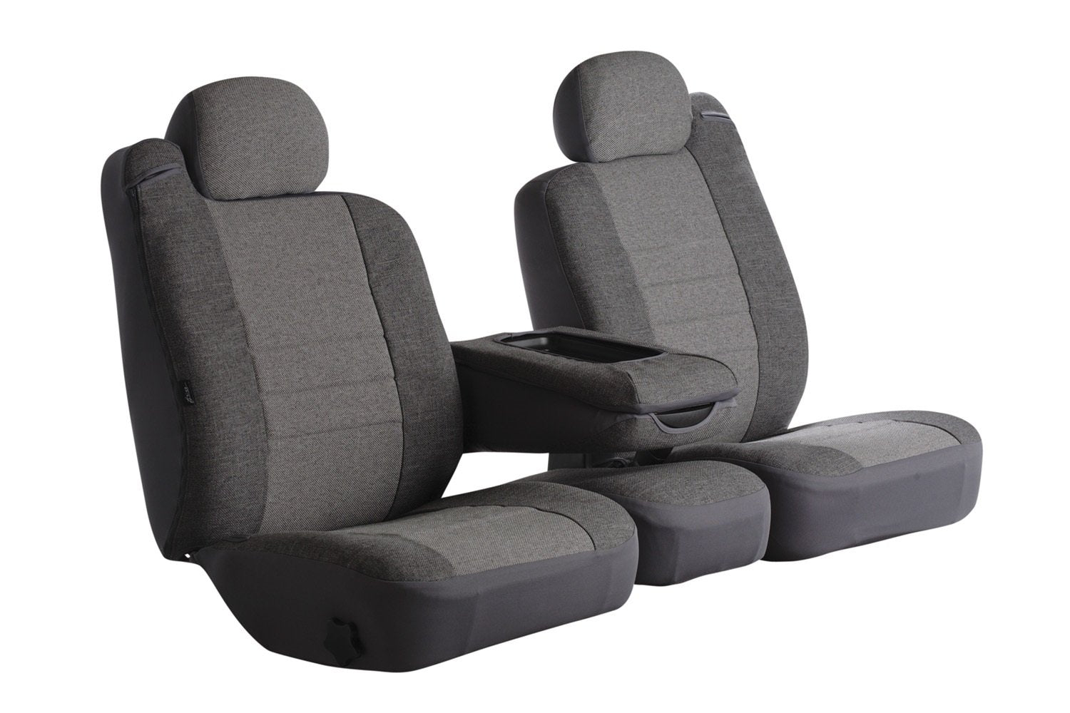 Custom Fit Fia OE39-71 GRAY Front Seat Cover Bucket Seats - Tweed, (Gray)