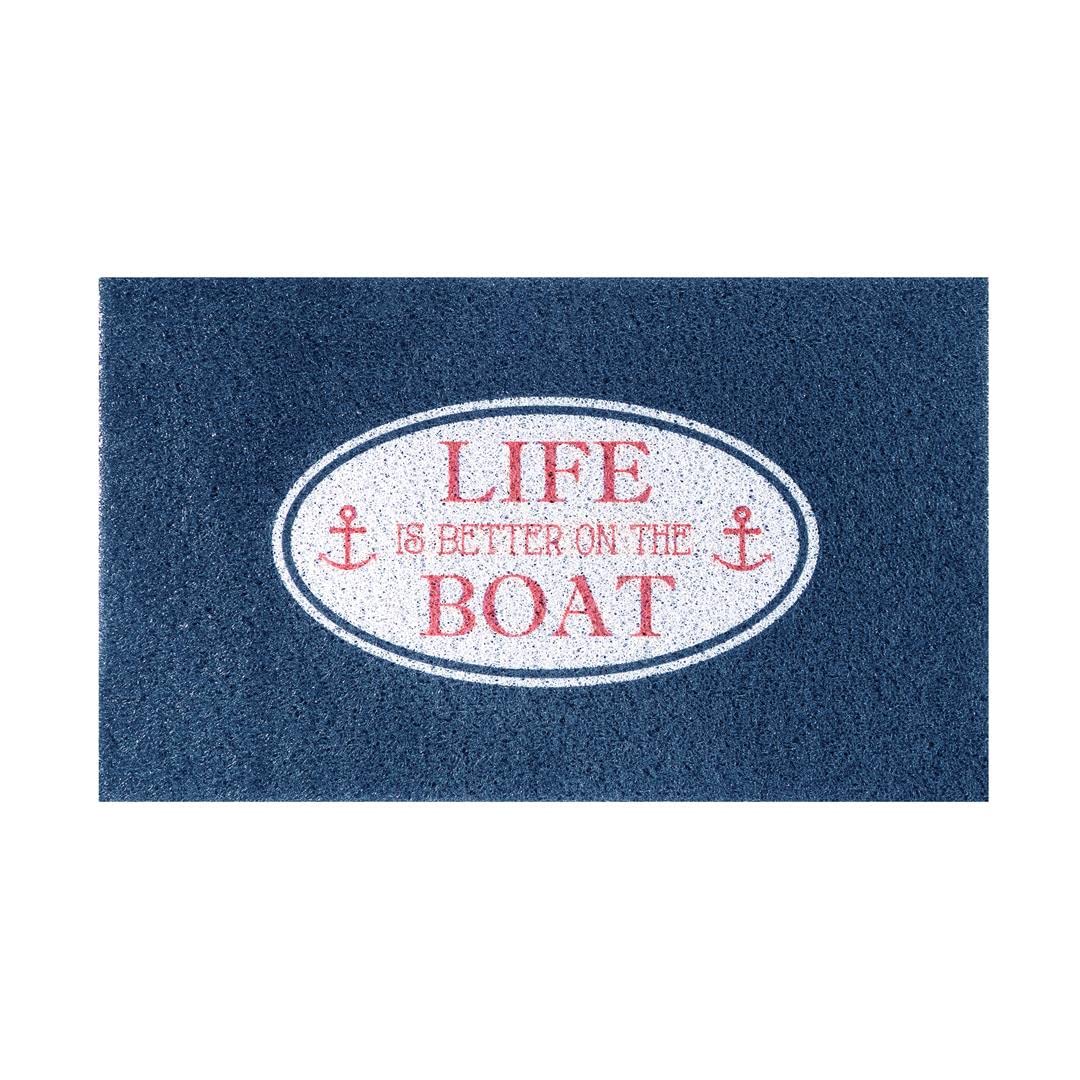 ON The Boat Life is Better (Navy BL