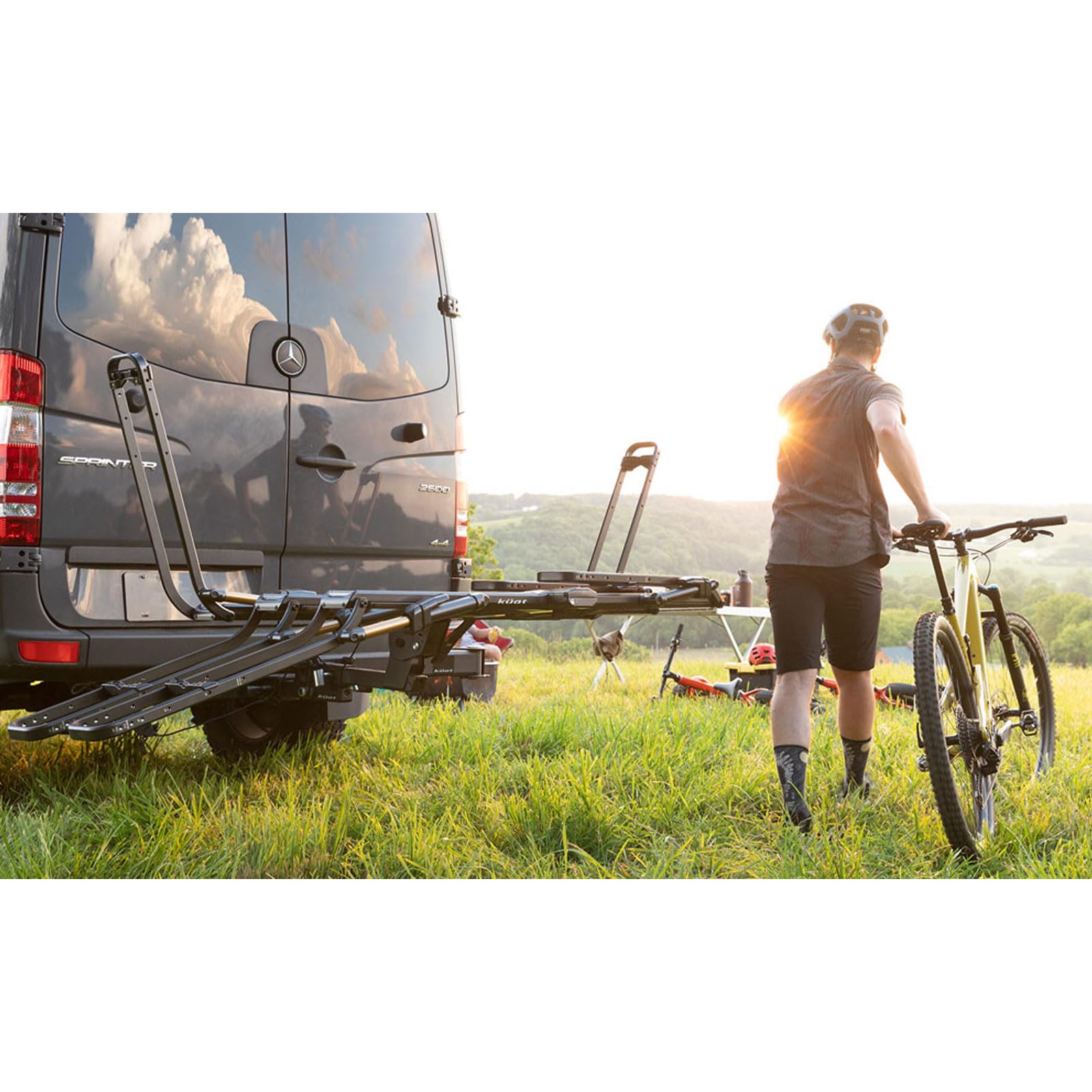 Piston Pro X KUAT 1-Bike Add-On - Rugged Durable Kashima-Coated Portable No Frame Contact Easy-to-Attach Bicycle Rack Expansion Kit Compatible with 2" Piston Pro X LED Hitch Rack