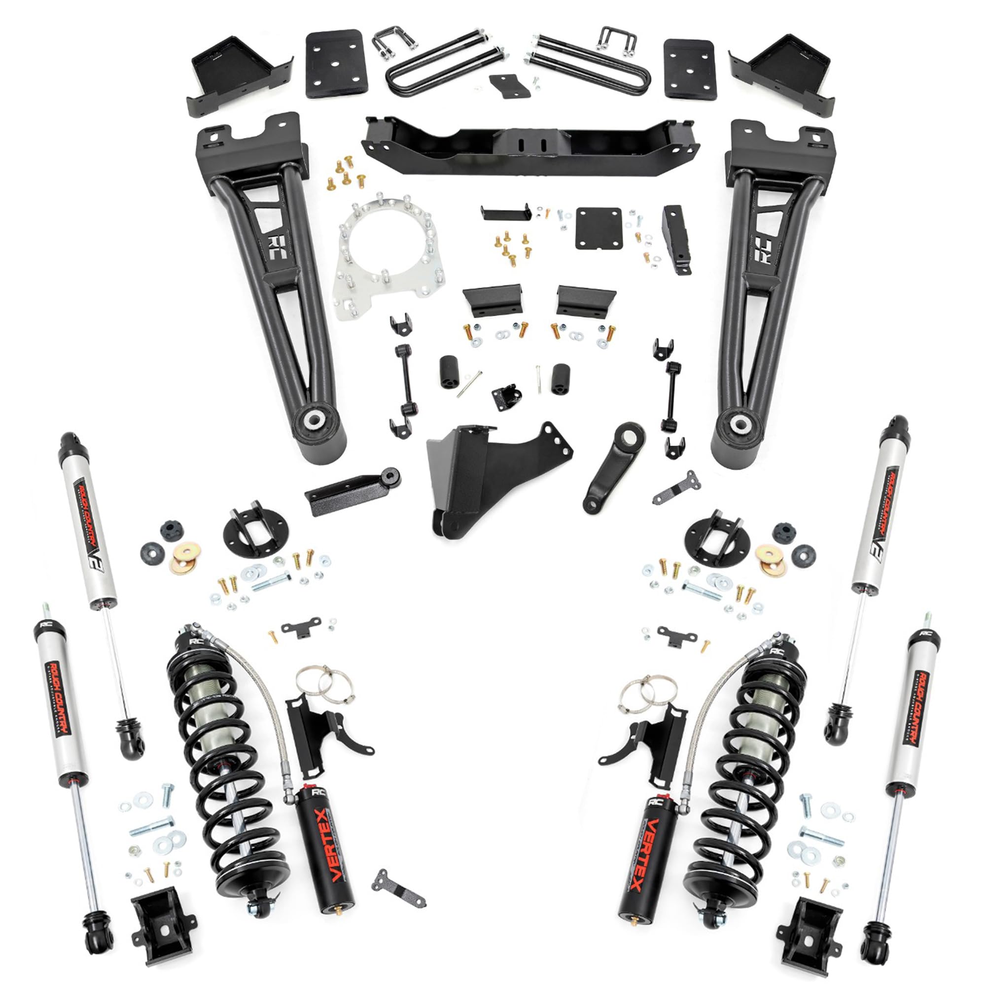 Rough Country 6" Radius Arm Coilover Lift Kit for 17-22 Ford Super Duty - 55858