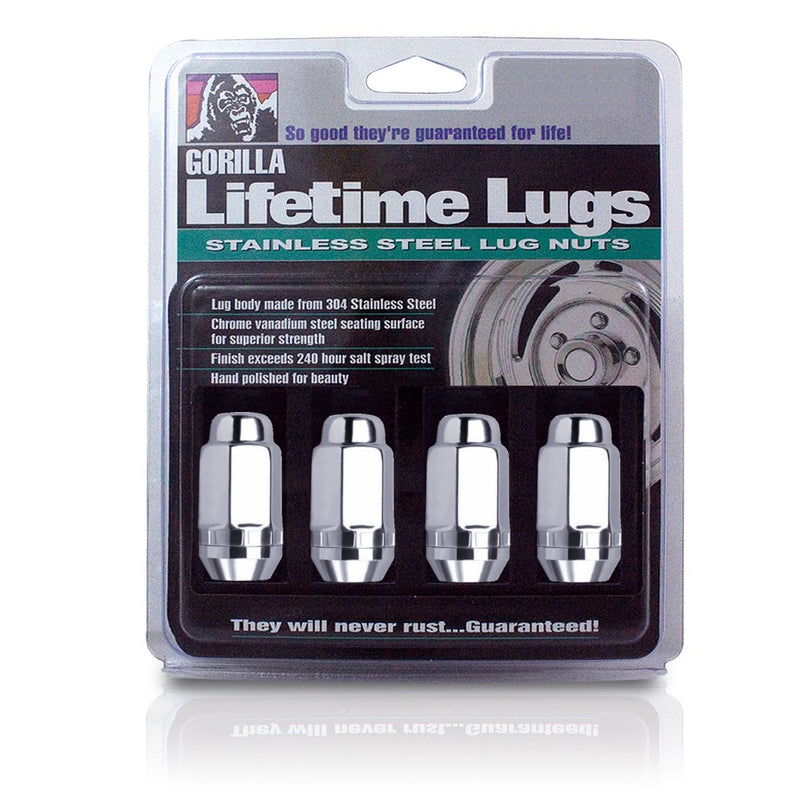 Gorilla 96107SS Automotive Duplex Acorn Stainless Steel Lifetime Lug Nuts (14mm x 2.00 Thread Size)
