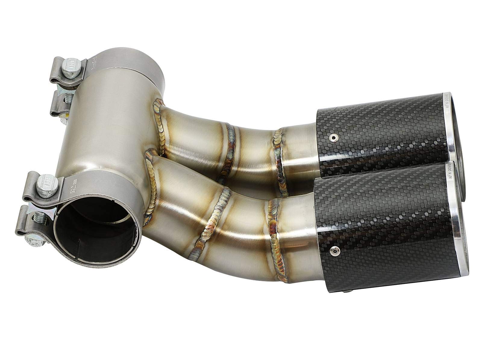 304 SS aFe Power Carbon Fiber Exhaust Tip for Porsche Cayman S/Boxster S 49C36413-C