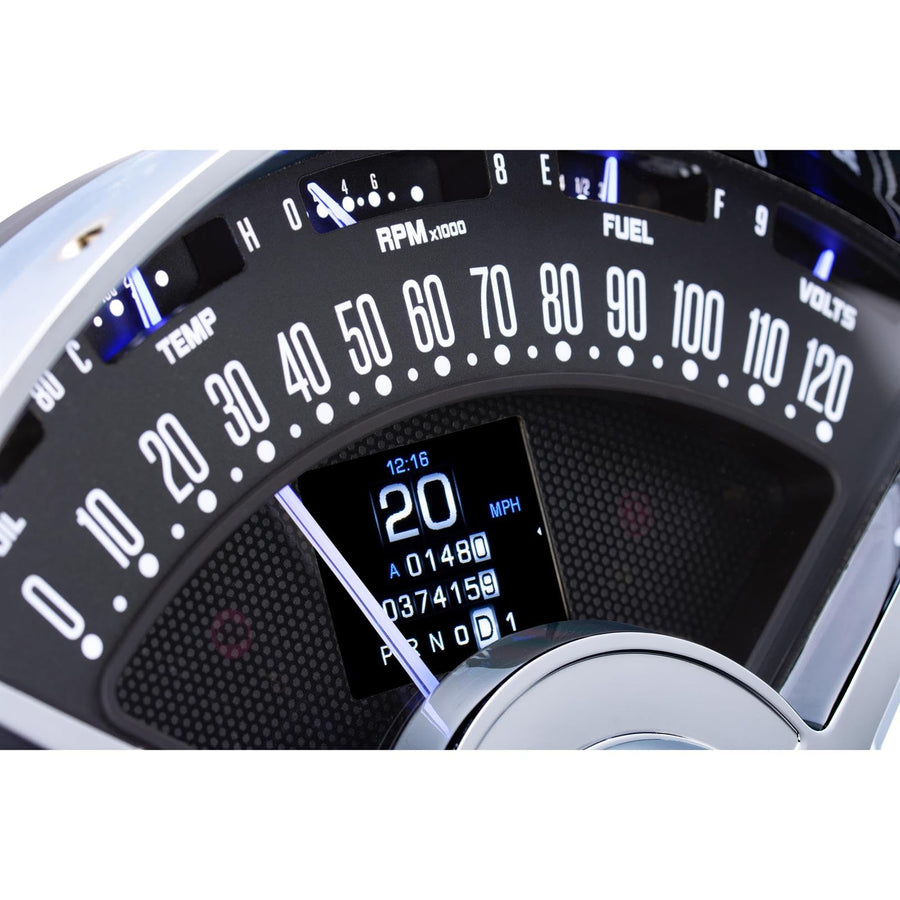 Dakota Digital Compatible RTX-55C-X with 1955-56 Chevy Car Retrotech Gauge Instrument System