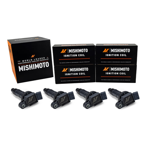 Mishimoto Coil Pack Ignition, Compatible with Toyota Camry 2.4L, 2002-2011, Set of 4