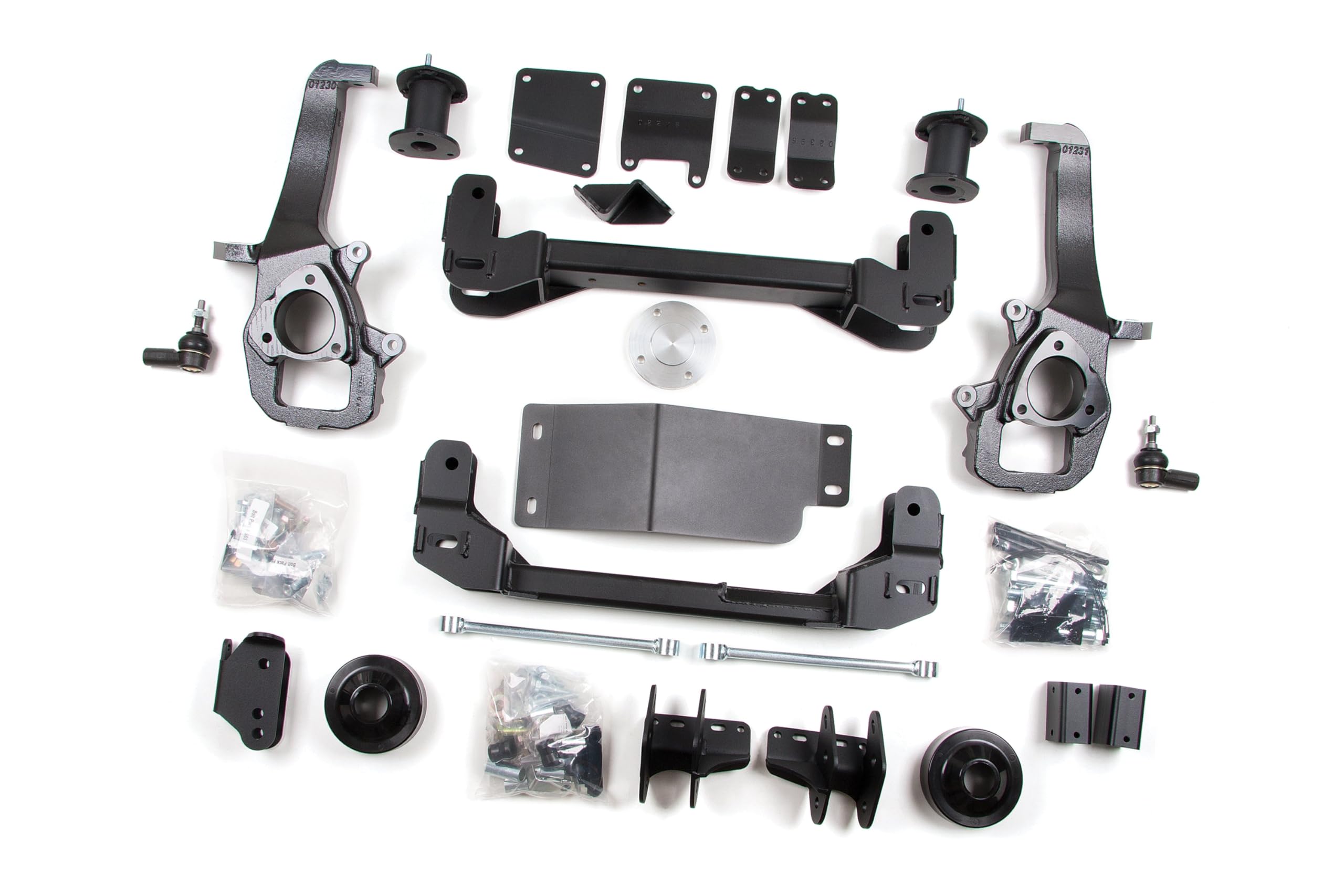 Zone Offroad ZOND42 | 4WD 2013-2018 Dodge/Ram 1500 | 4 inch Full Strut Spacer Suspension Lift Kit (Front & Rear) 3.5" Rear Axle | No Shocks