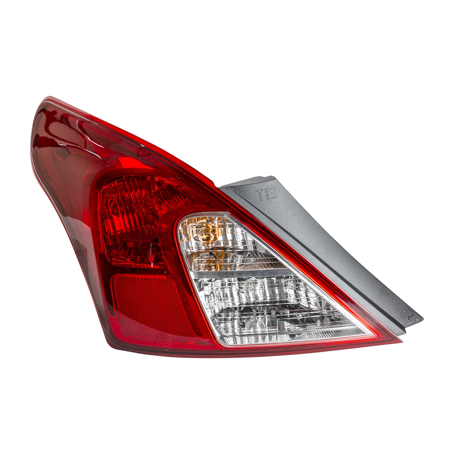 Left TYC Tail Light Assembly Compatible with 2012-2019 Nissan Versa