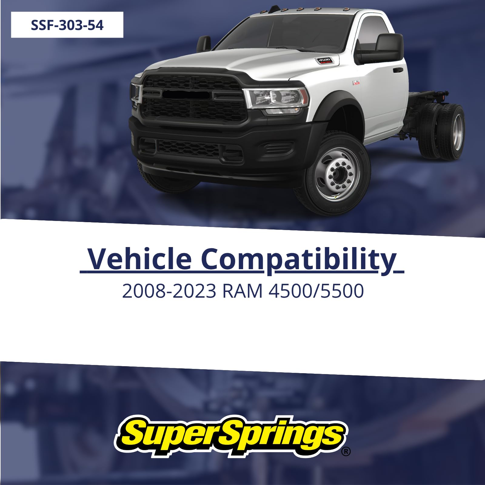 SumoSprings SSF-303-54 | Front SumoSprings for Dodge RAM 4500|5500, yellow