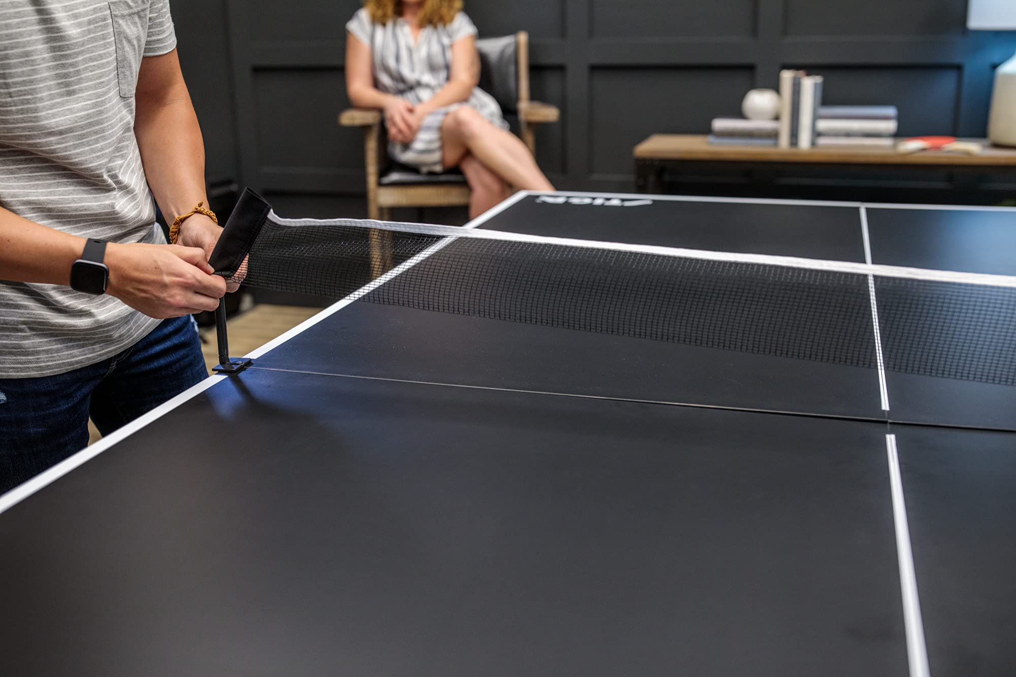 STIGA Table Tennis 4-Piece Conversion Top, Grey - Transform Your Pool Table into A Table Tennis Table
