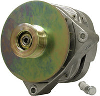 Alt GM CS144 Powermaster Chrome 200A 6 grv Pulley/Baffle for Hummer 6.5 1996-'04 Plus Others 1-Wire or OE Hookup