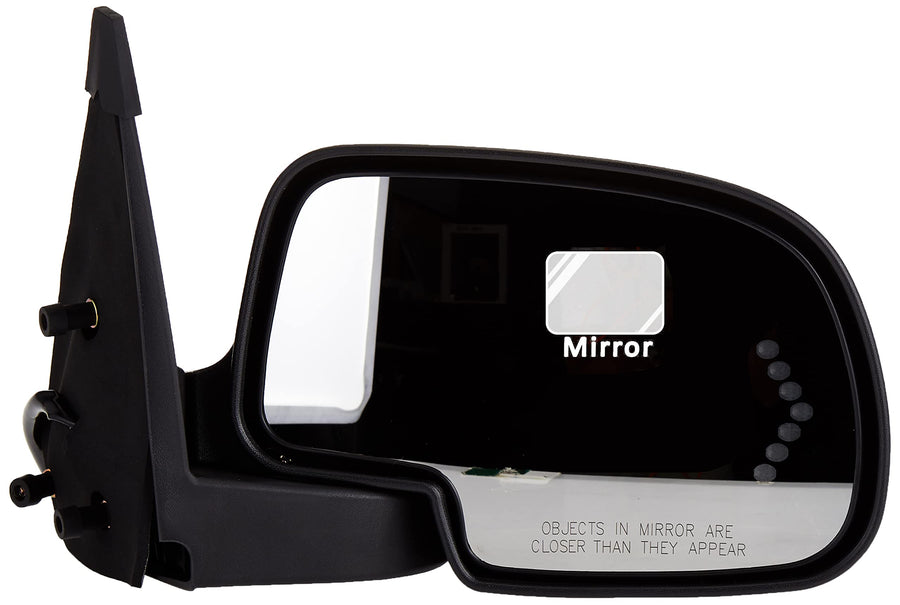 Fit System Passenger Side Mirror 62133G for Escalade, Yukon, Silverado, Sierra, Suburban, Tahoe, Denali/XL, Silverado/Sierra Classic, blk/PTM Cover, Arrow Signal, Heated Power